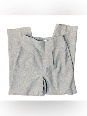Gray 100% Wool Dress Pants Women’s Size 8 High Rise Straight Leg Career Office